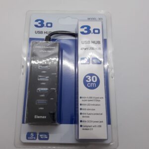 HUB USB 4 PUERTOS KNUP 303