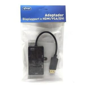 ADAPTADOR DISPLAY PORT A HDMI VGA DVI KP-AD110