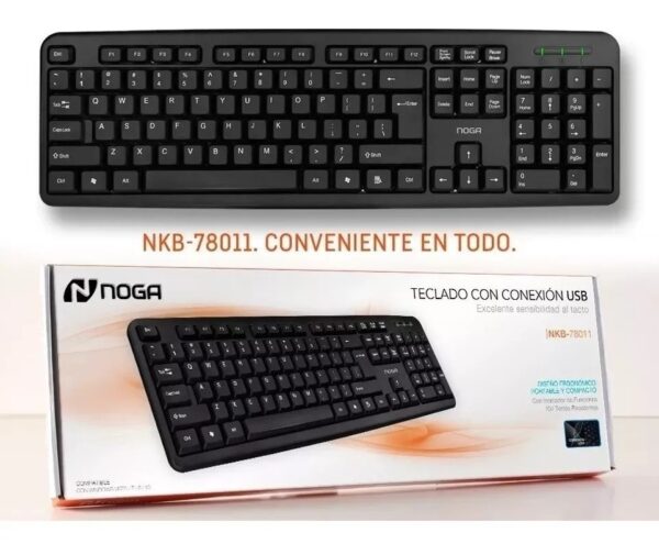 TECLADO USB NOGA NKB-78011 KELIX KEQ-022