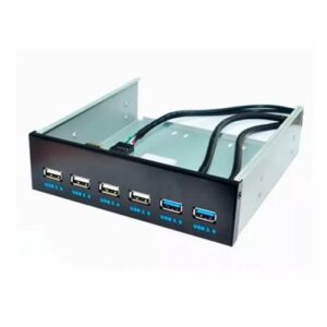 PANEL FRONTAL 5.25″ 2 USB 3. 0 4 USB 2. 0 PARA GABINETE